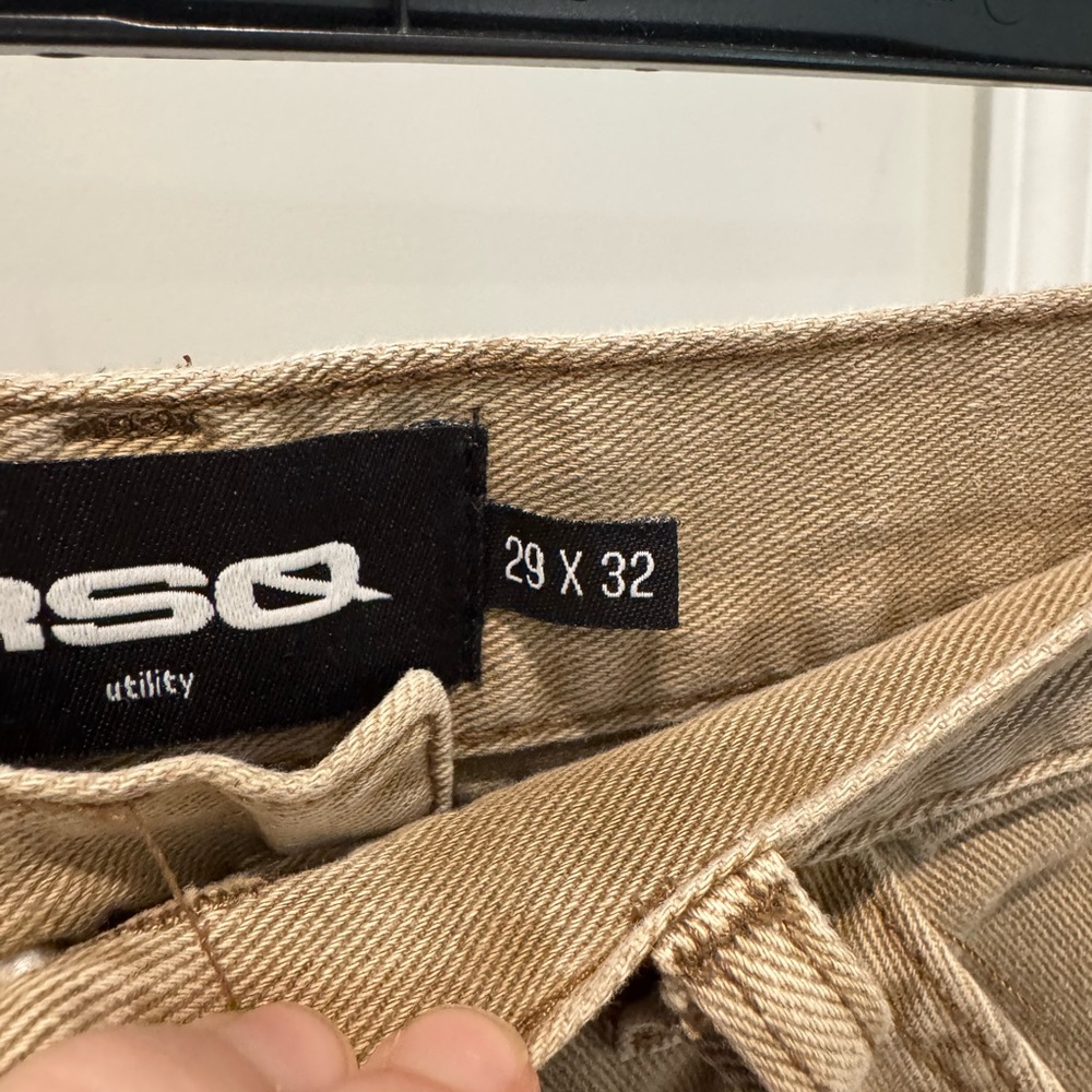 RSQ Khaki Utility Trousers